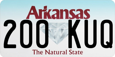 AR license plate 200KUQ