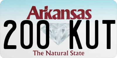 AR license plate 200KUT