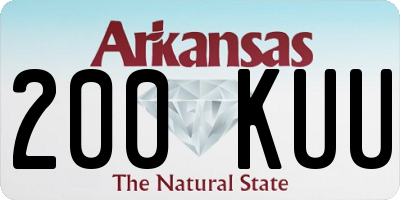 AR license plate 200KUU