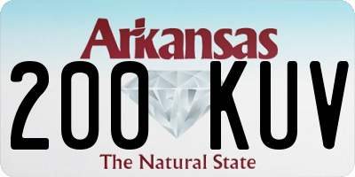 AR license plate 200KUV