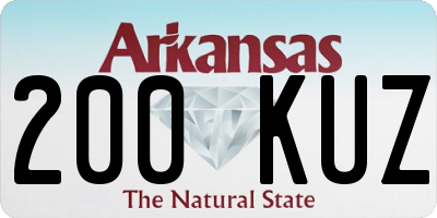 AR license plate 200KUZ
