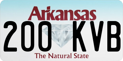 AR license plate 200KVB
