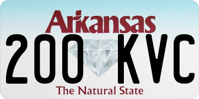 AR license plate 200KVC