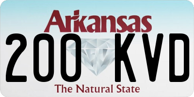 AR license plate 200KVD