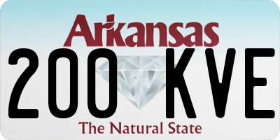AR license plate 200KVE