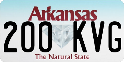 AR license plate 200KVG