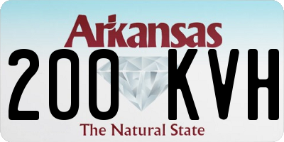 AR license plate 200KVH