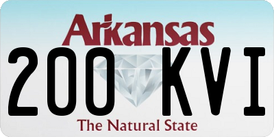 AR license plate 200KVI