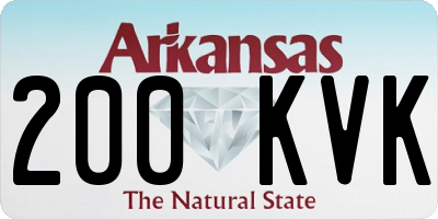 AR license plate 200KVK
