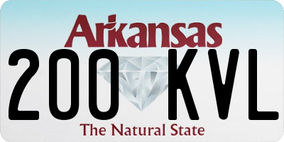 AR license plate 200KVL