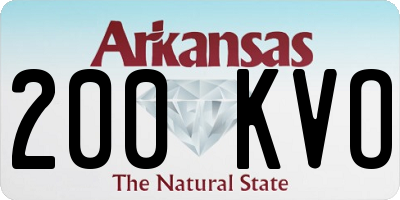 AR license plate 200KVO