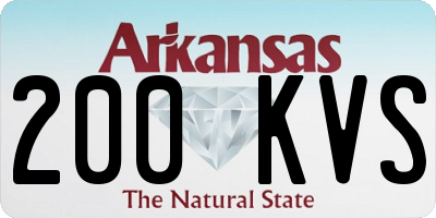 AR license plate 200KVS