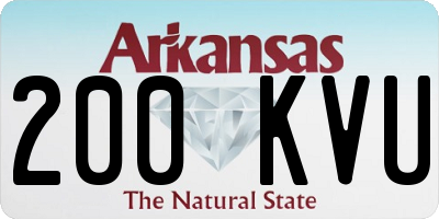AR license plate 200KVU