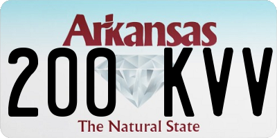 AR license plate 200KVV