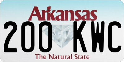 AR license plate 200KWC