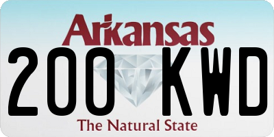 AR license plate 200KWD