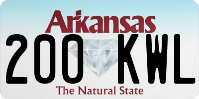 AR license plate 200KWL