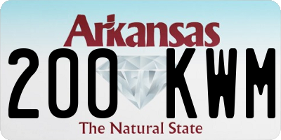 AR license plate 200KWM