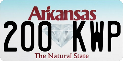 AR license plate 200KWP