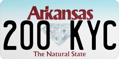 AR license plate 200KYC