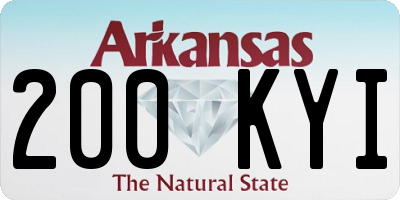 AR license plate 200KYI