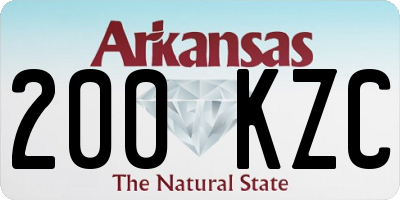 AR license plate 200KZC