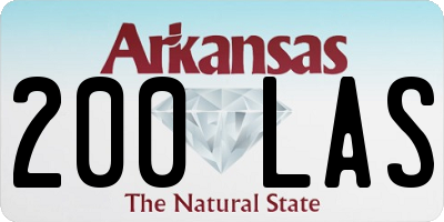 AR license plate 200LAS