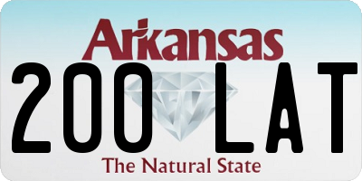 AR license plate 200LAT