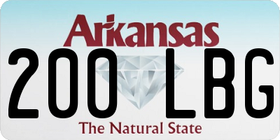 AR license plate 200LBG