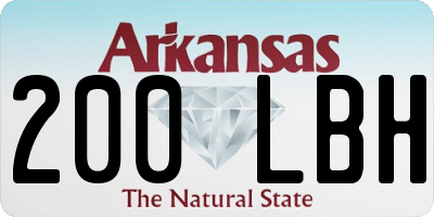 AR license plate 200LBH