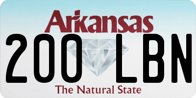 AR license plate 200LBN