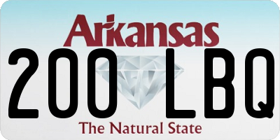 AR license plate 200LBQ