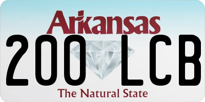 AR license plate 200LCB