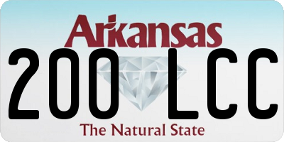 AR license plate 200LCC