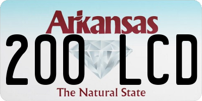 AR license plate 200LCD