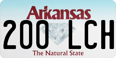 AR license plate 200LCH