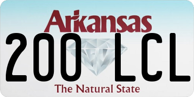 AR license plate 200LCL