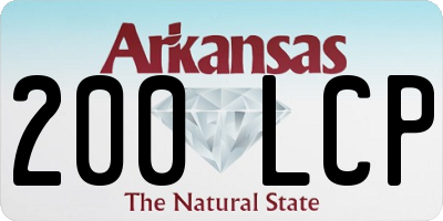 AR license plate 200LCP