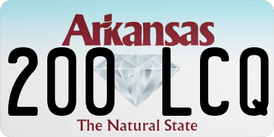 AR license plate 200LCQ