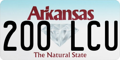 AR license plate 200LCU