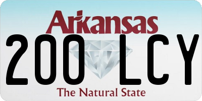 AR license plate 200LCY