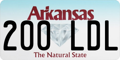 AR license plate 200LDL