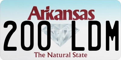 AR license plate 200LDM