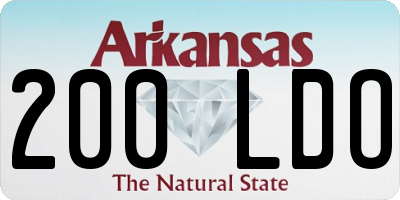 AR license plate 200LDO
