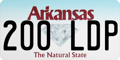 AR license plate 200LDP