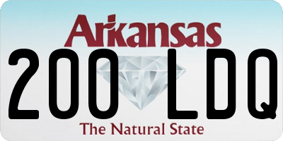 AR license plate 200LDQ