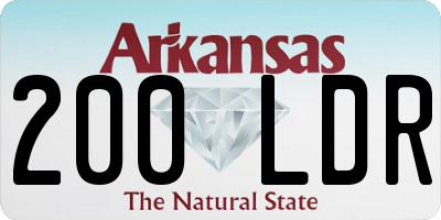 AR license plate 200LDR