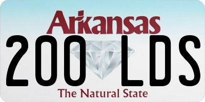 AR license plate 200LDS