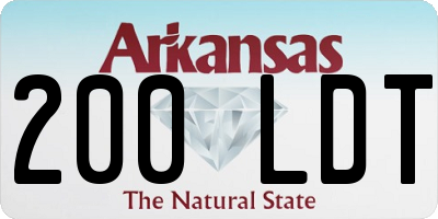 AR license plate 200LDT
