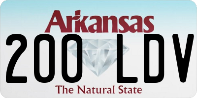 AR license plate 200LDV